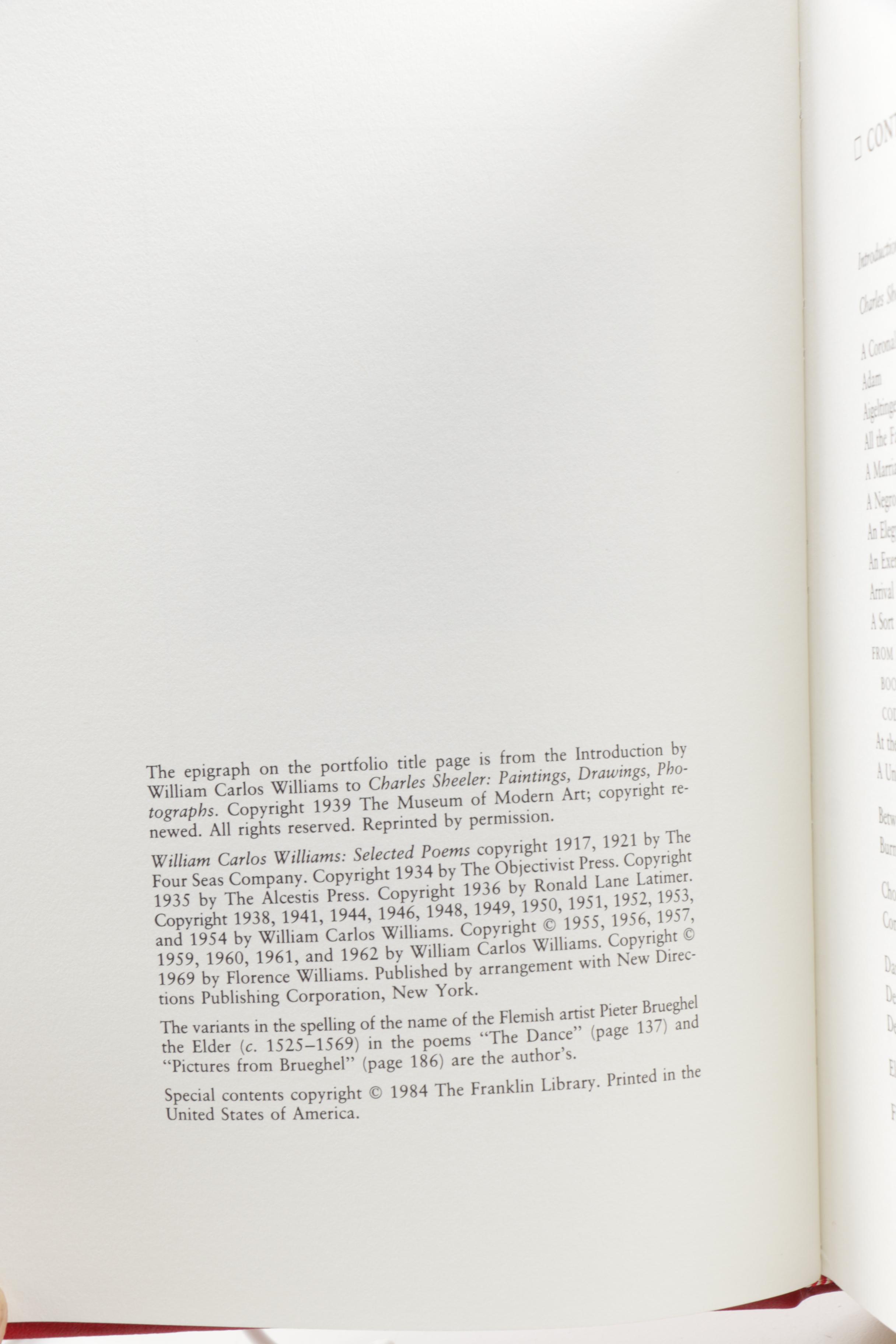 Franklin Library Leatherbound American Poetry Collections