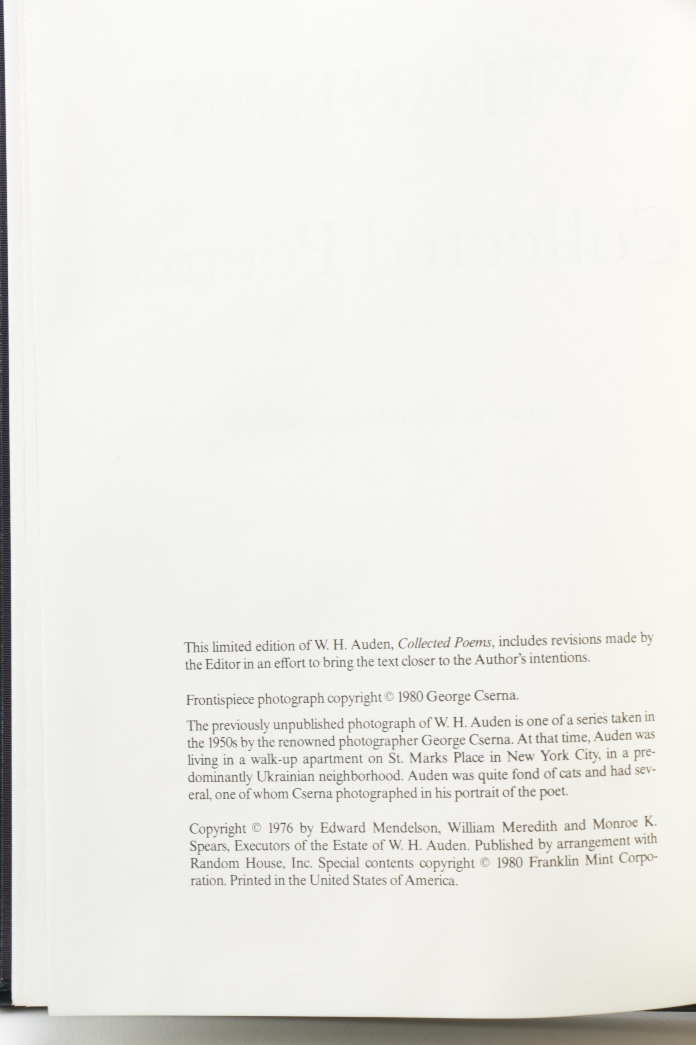 Franklin Library Leatherbound American Poetry Collections