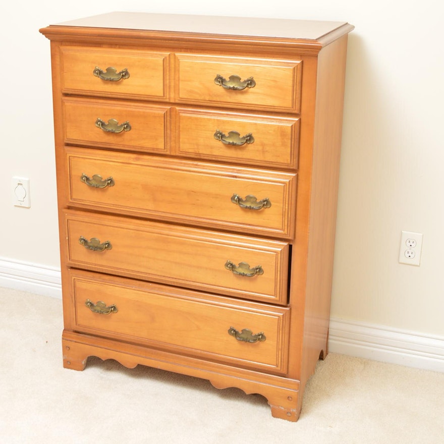 Chippendale Style Maple Chest of Drawers