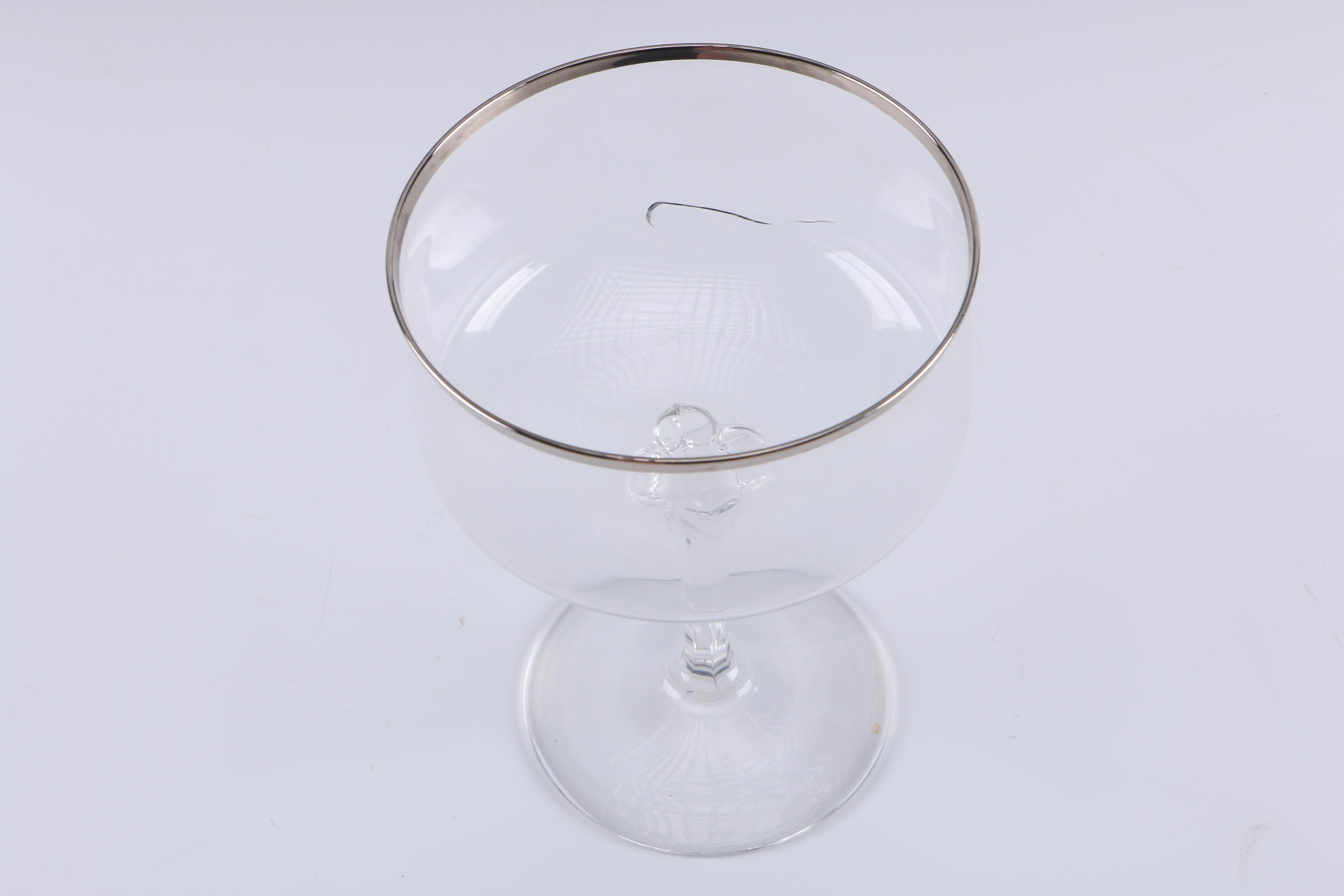 Lenox "Desire" Platinum Trimmed Champagne Glasses