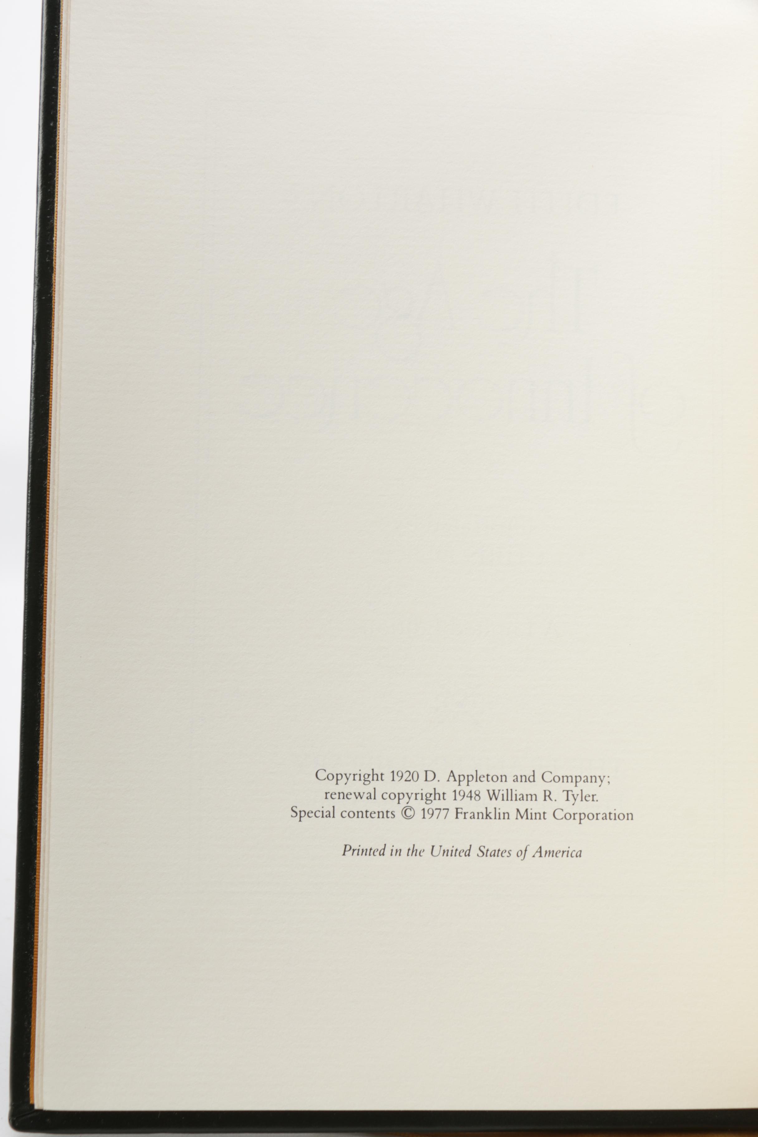 Franklin Library "100 Greatest Masterpieces of American Literature" Books