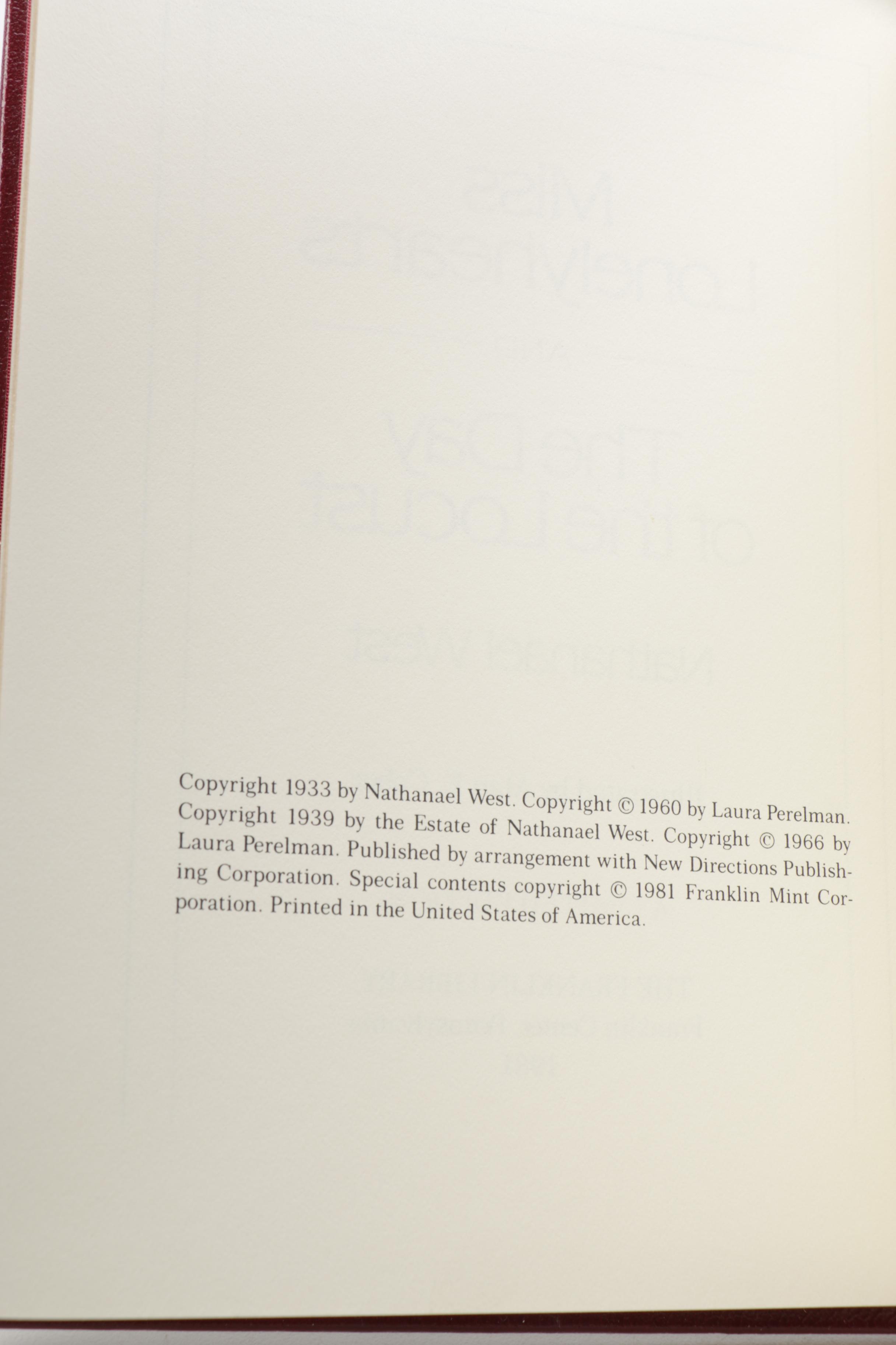 Franklin Library "100 Greatest Masterpieces of American Literature" Books