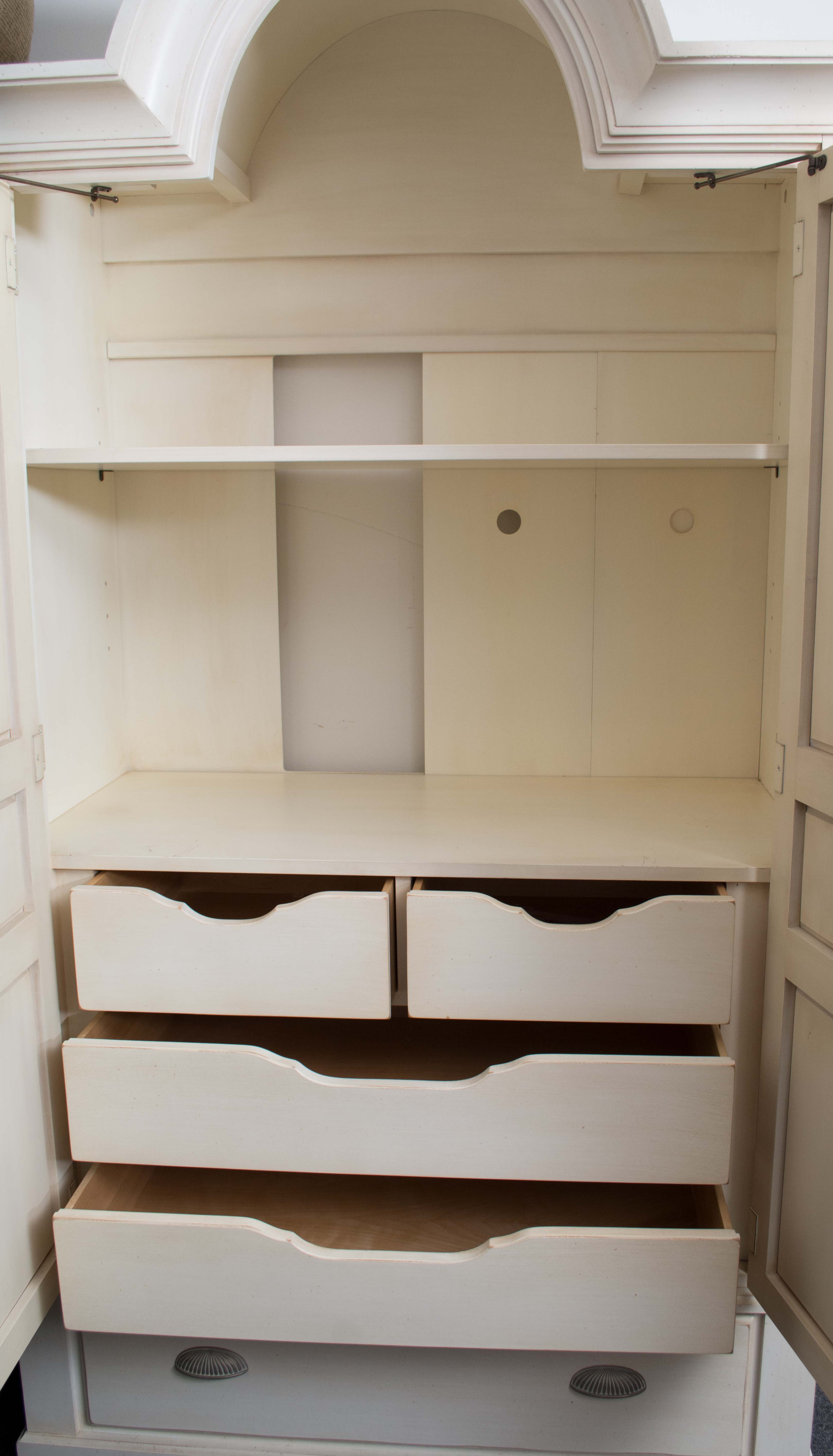 White Armoire by Ethan Allen