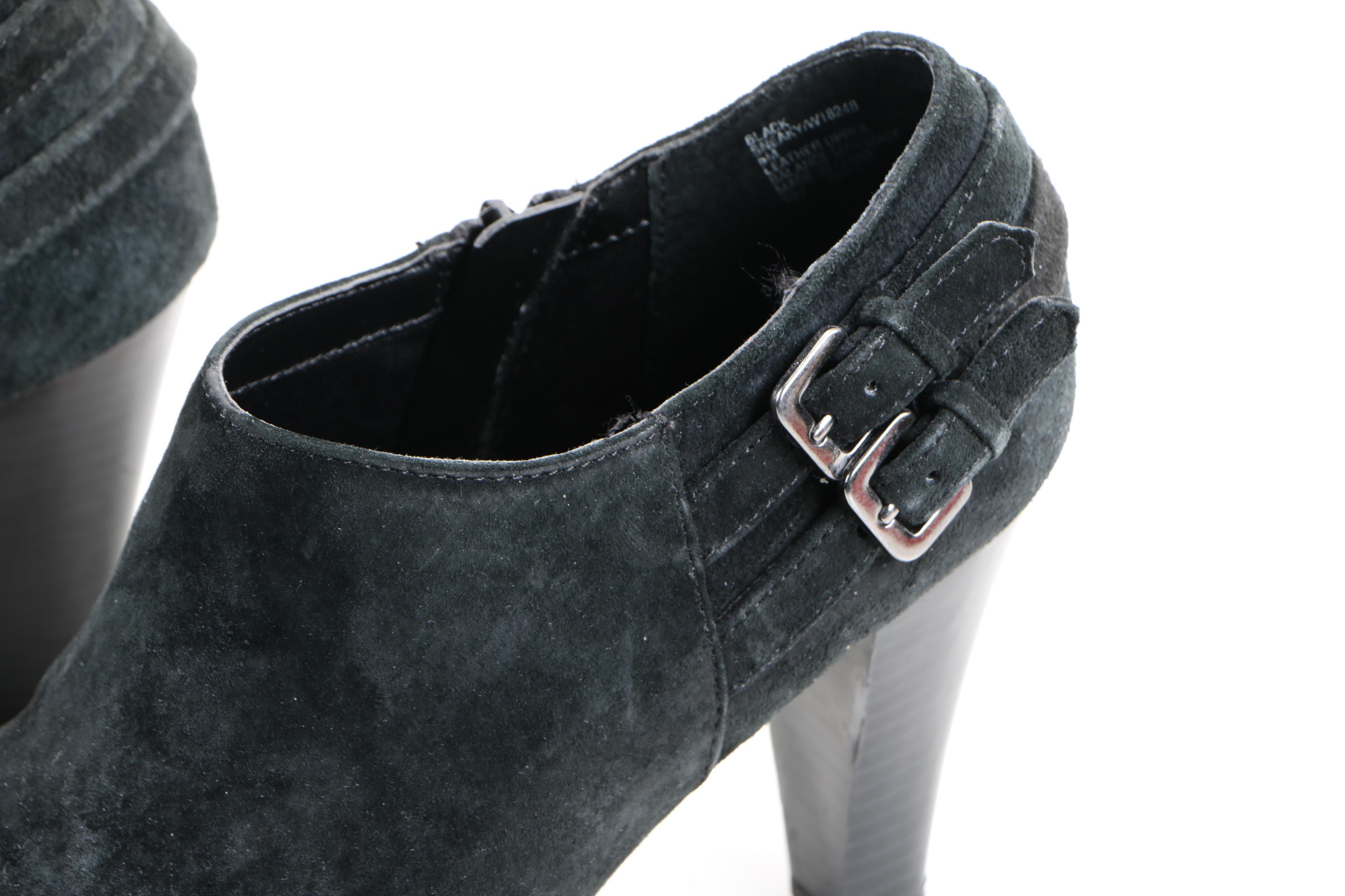 Women's Leather Cowboy Boots and Suede Booties