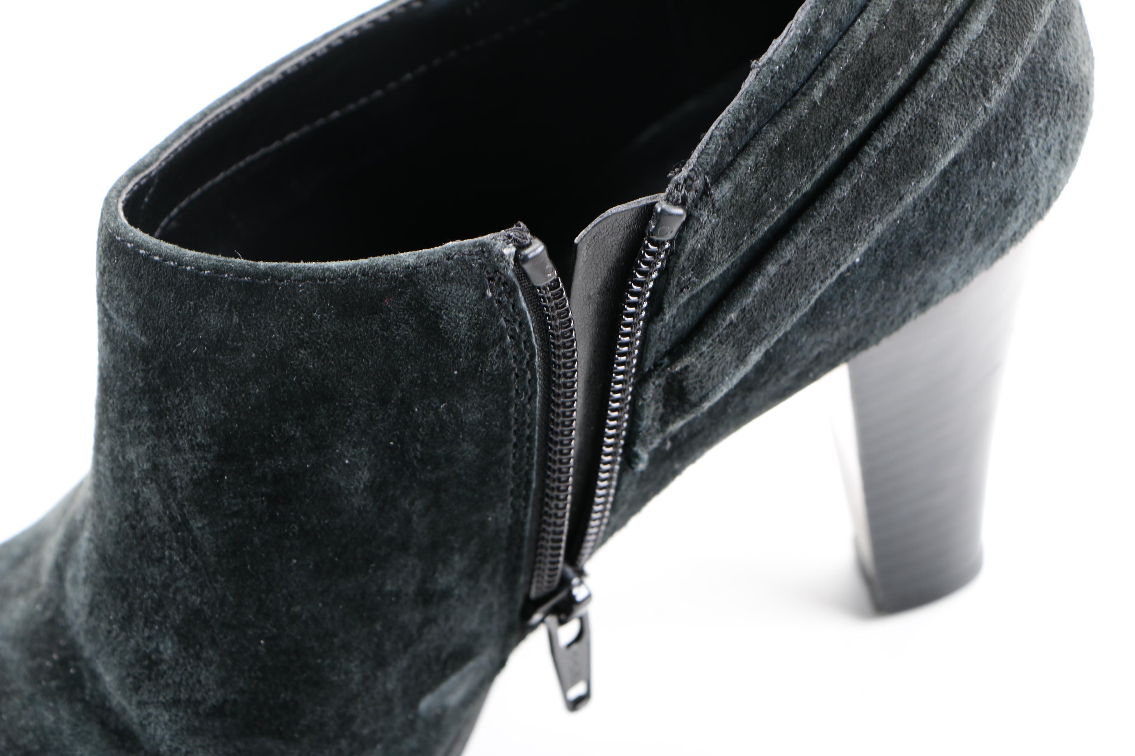 Women's Leather Cowboy Boots and Suede Booties