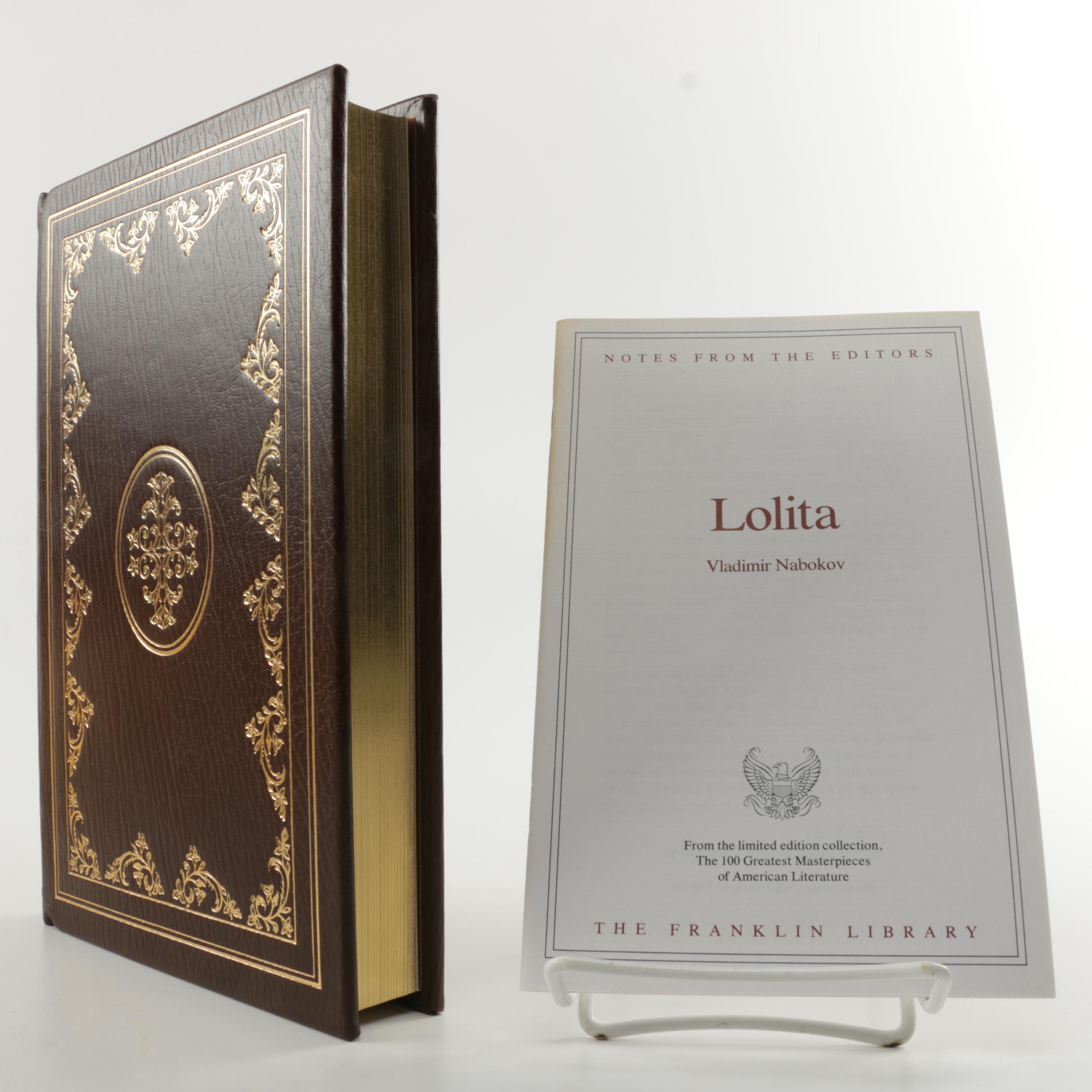 Franklin Library "Masterpieces of American Literature" Books Including "Lolita"