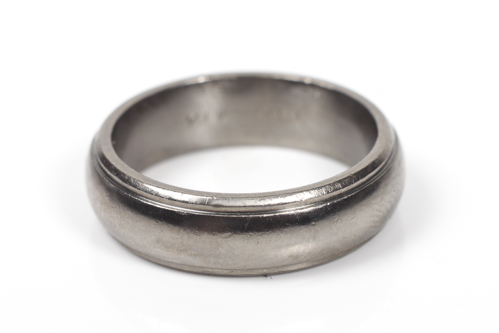 Collection of Titanium and Silver Toned Rings