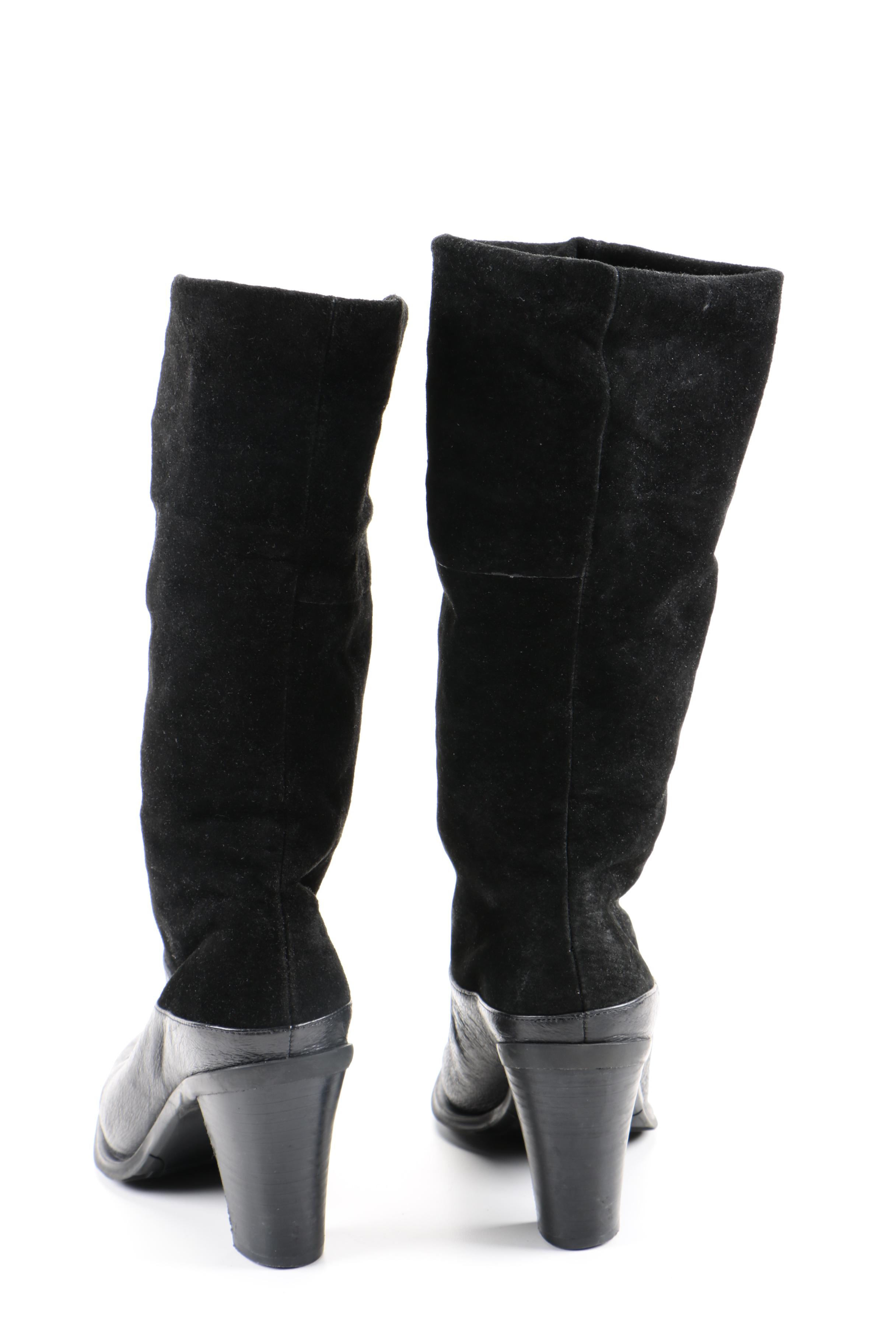 Heeled Leather Boots