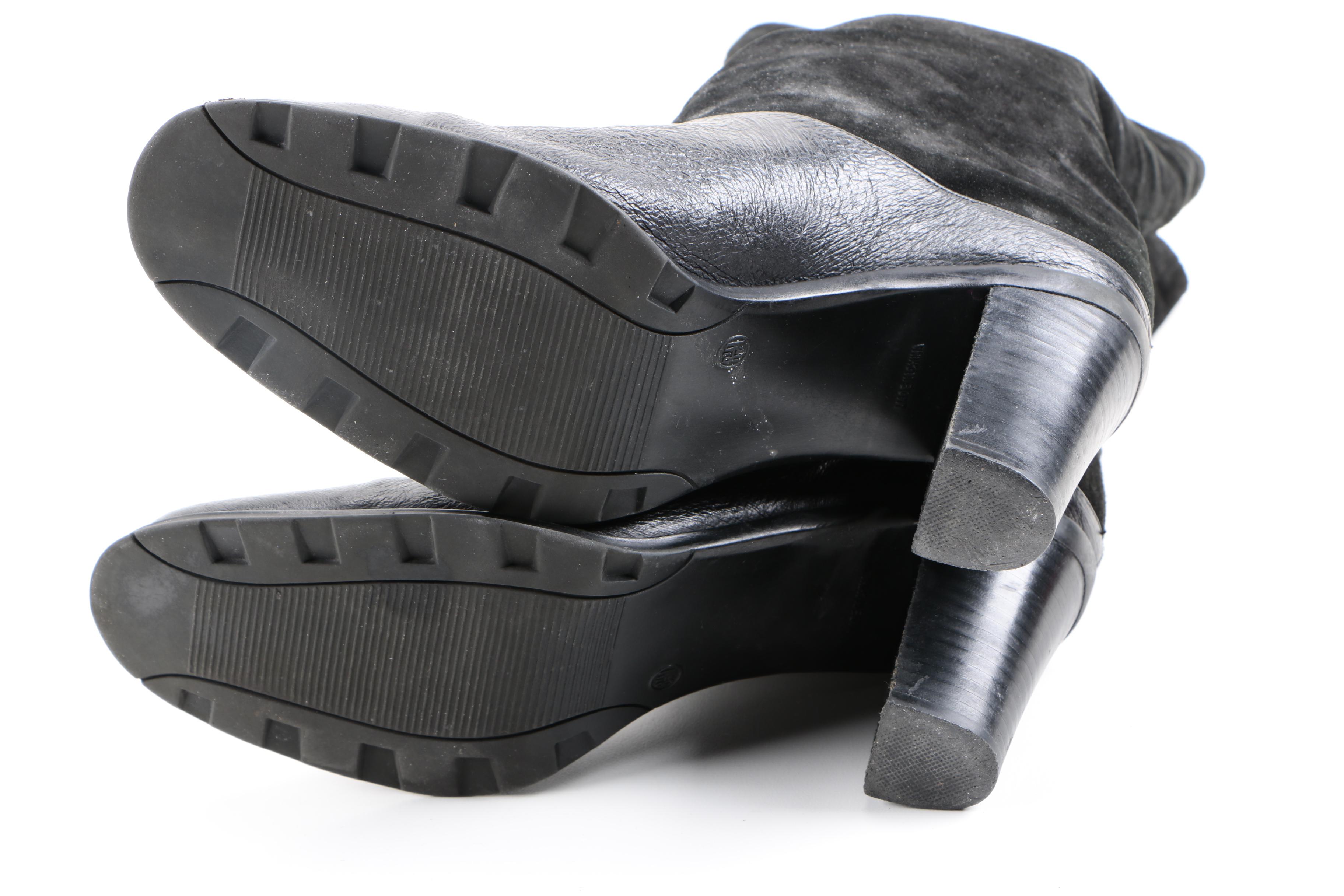 Heeled Leather Boots