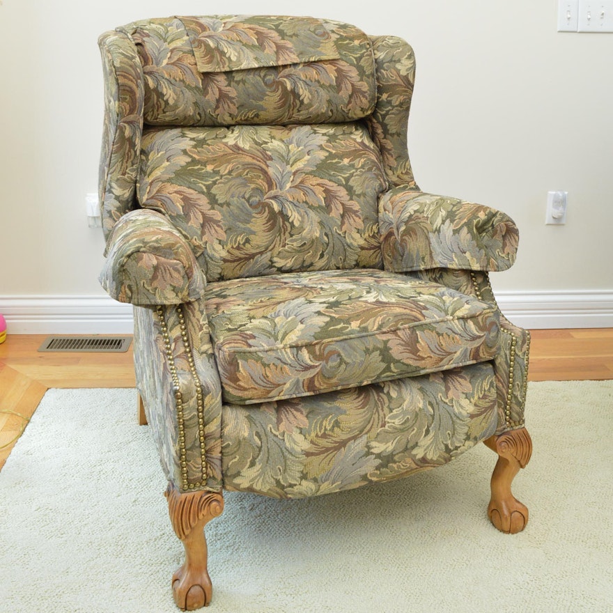 "Presidential Reclining Wing Chair" by Bradington Young