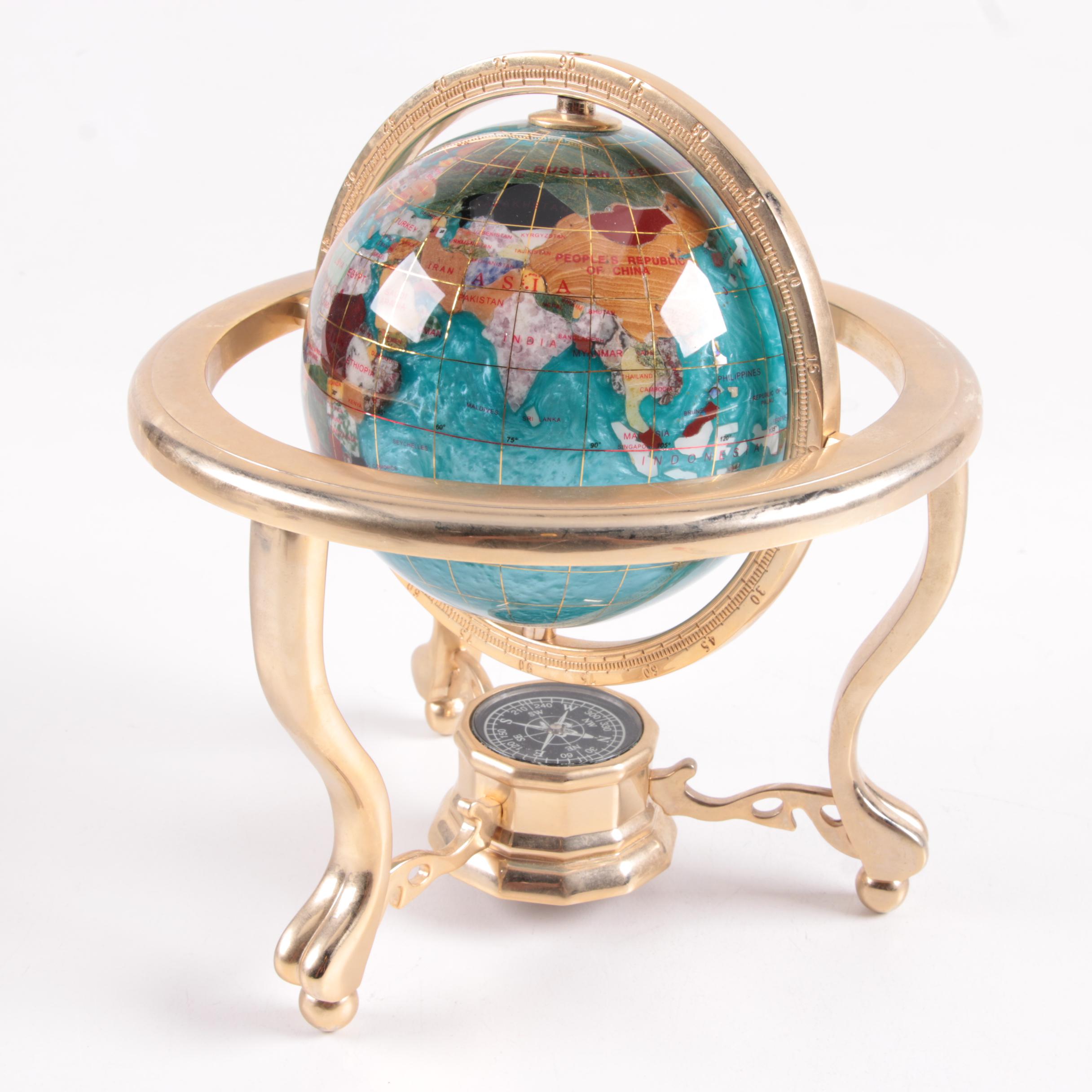 Gemstone Accented Globe