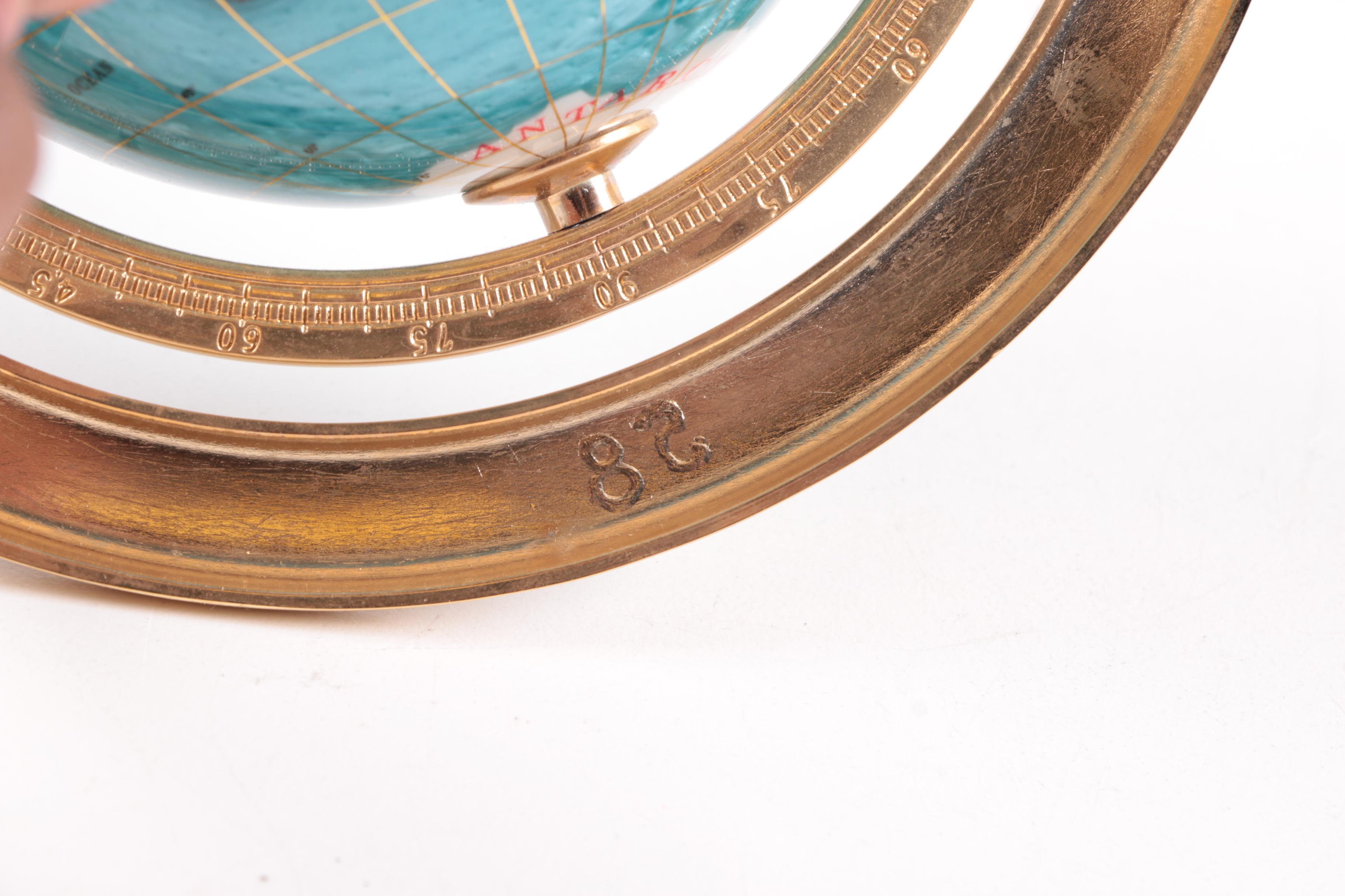 Gemstone Accented Globe