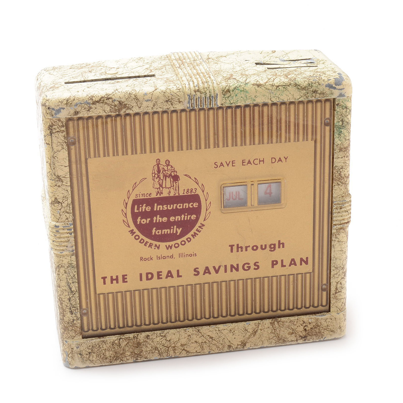 Vintage Coin and Calendar Banks