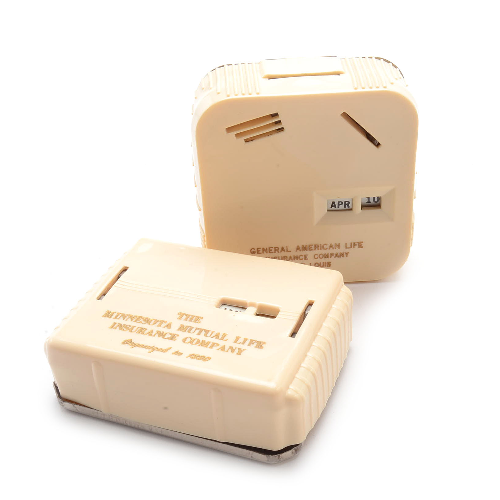 Vintage Coin and Calendar Banks