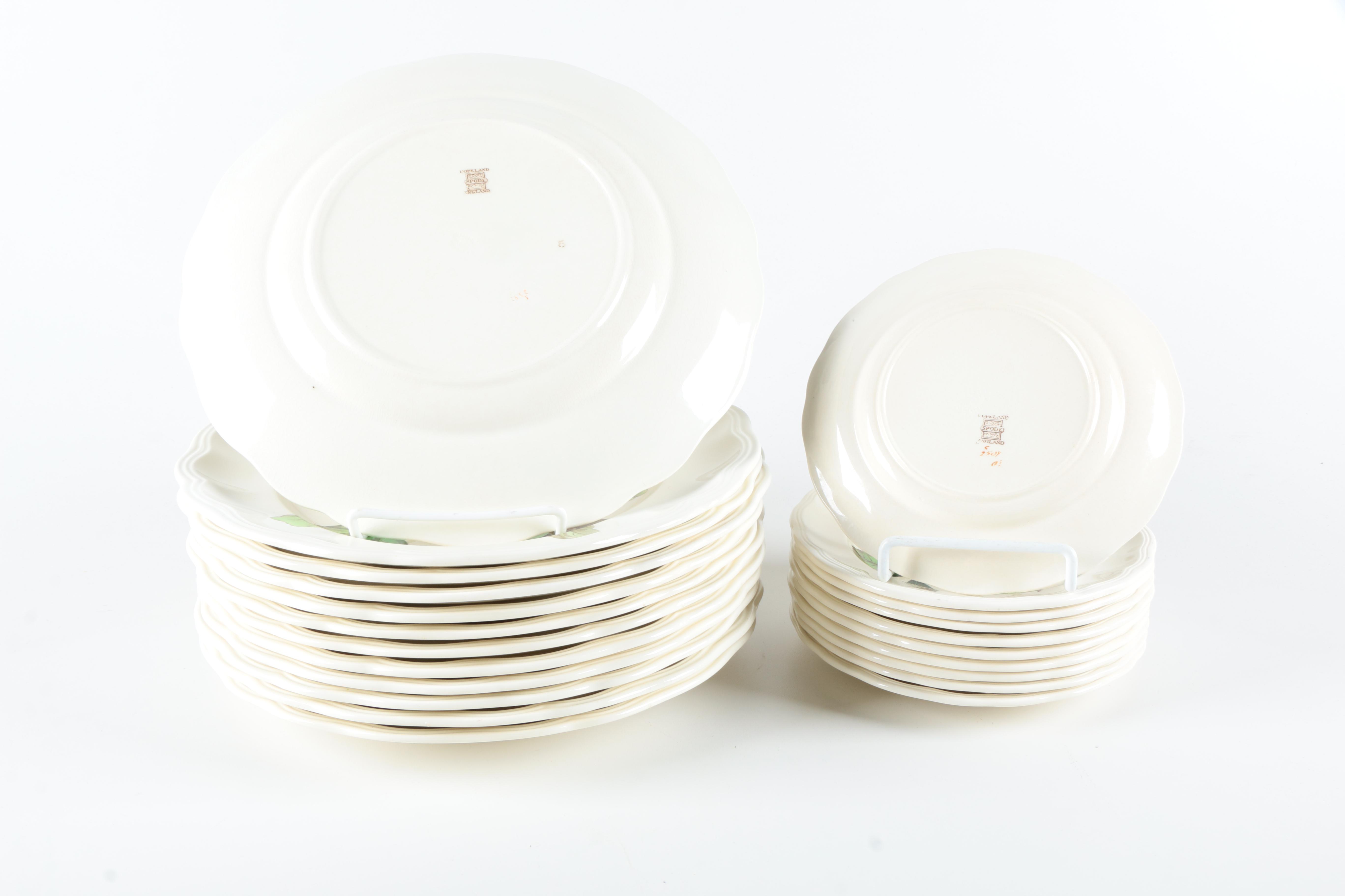 "Reynolds" Plates and Covered Vegetable Dish by Spode