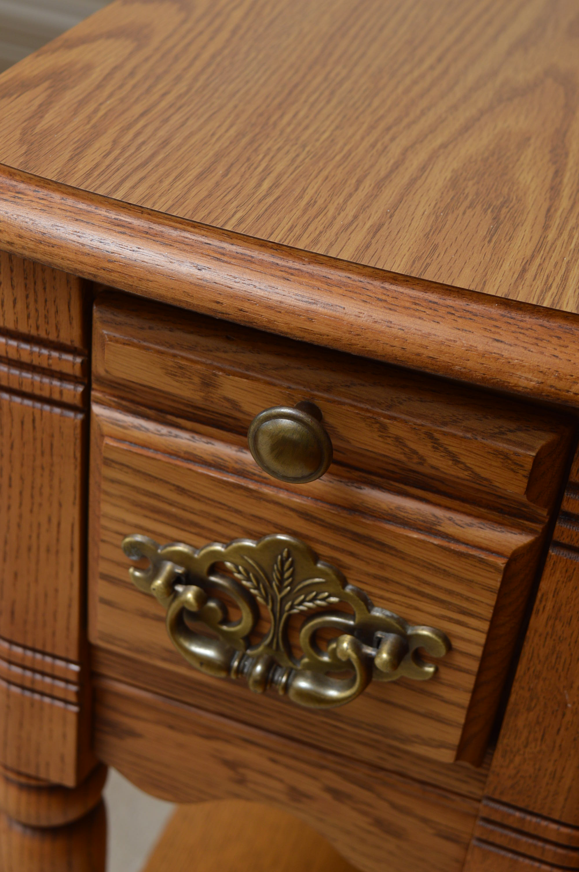 Chippendale Inspired Oak Side Table