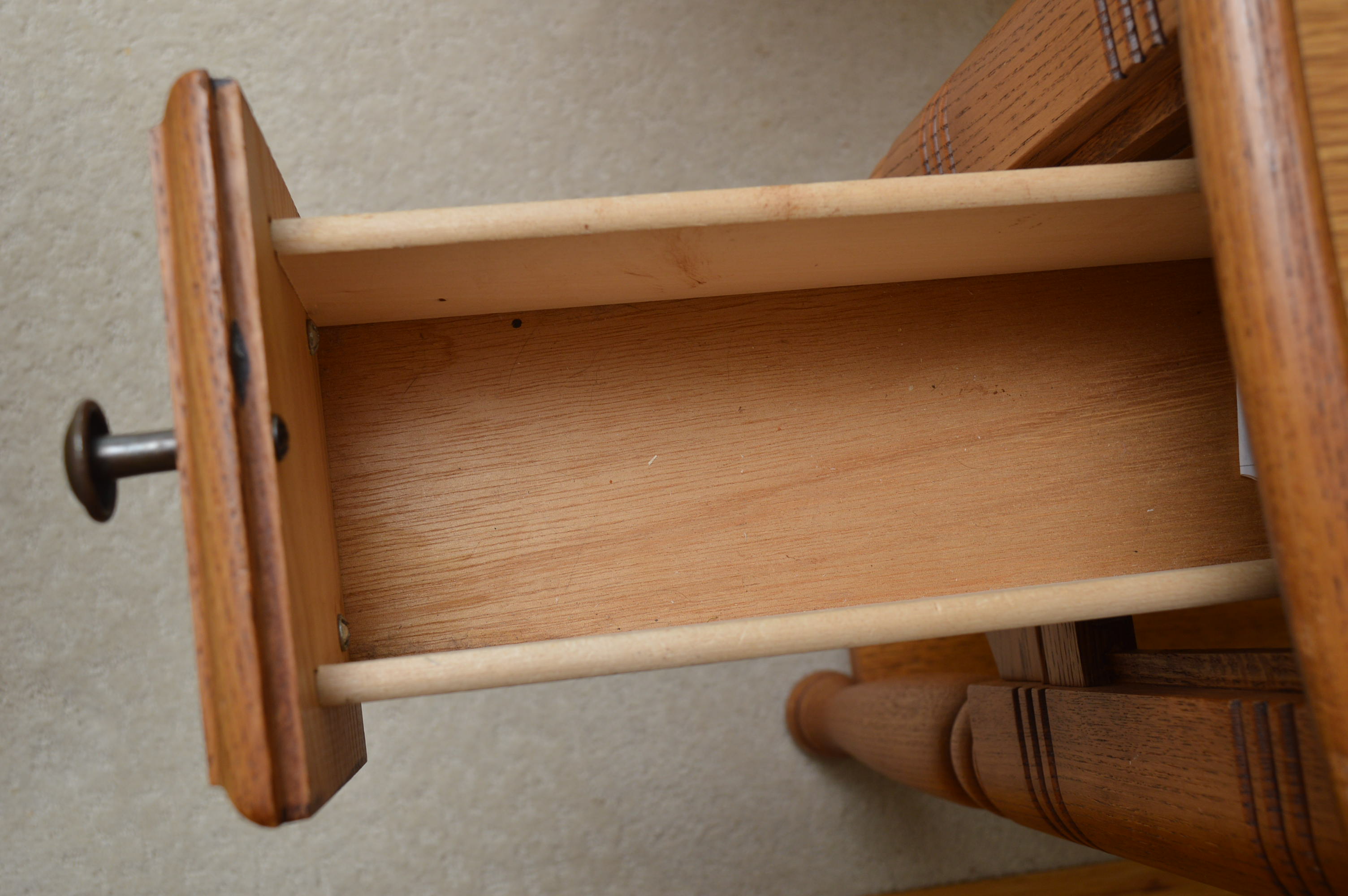 Chippendale Inspired Oak Side Table