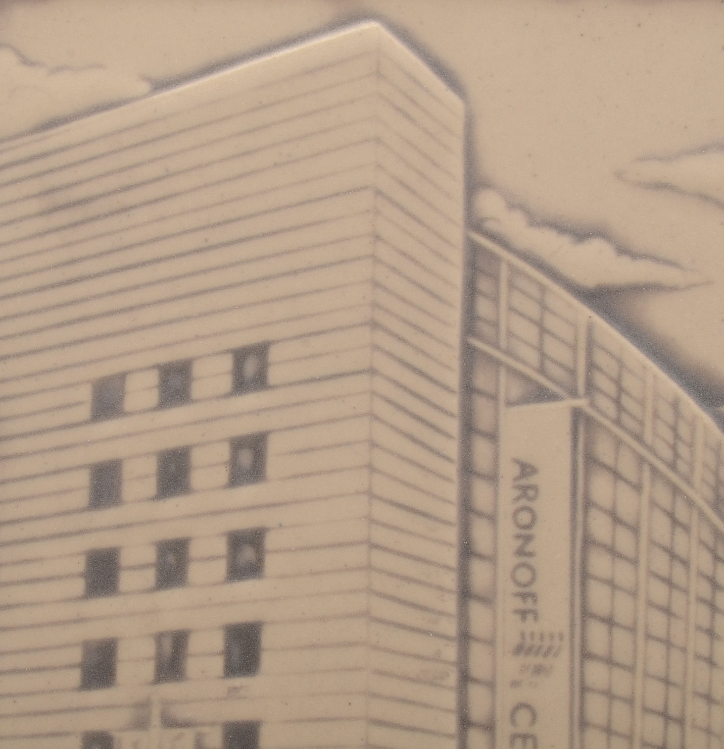 Rookwood Pottery 1st Edition Commemorative "Aronoff"  Tile