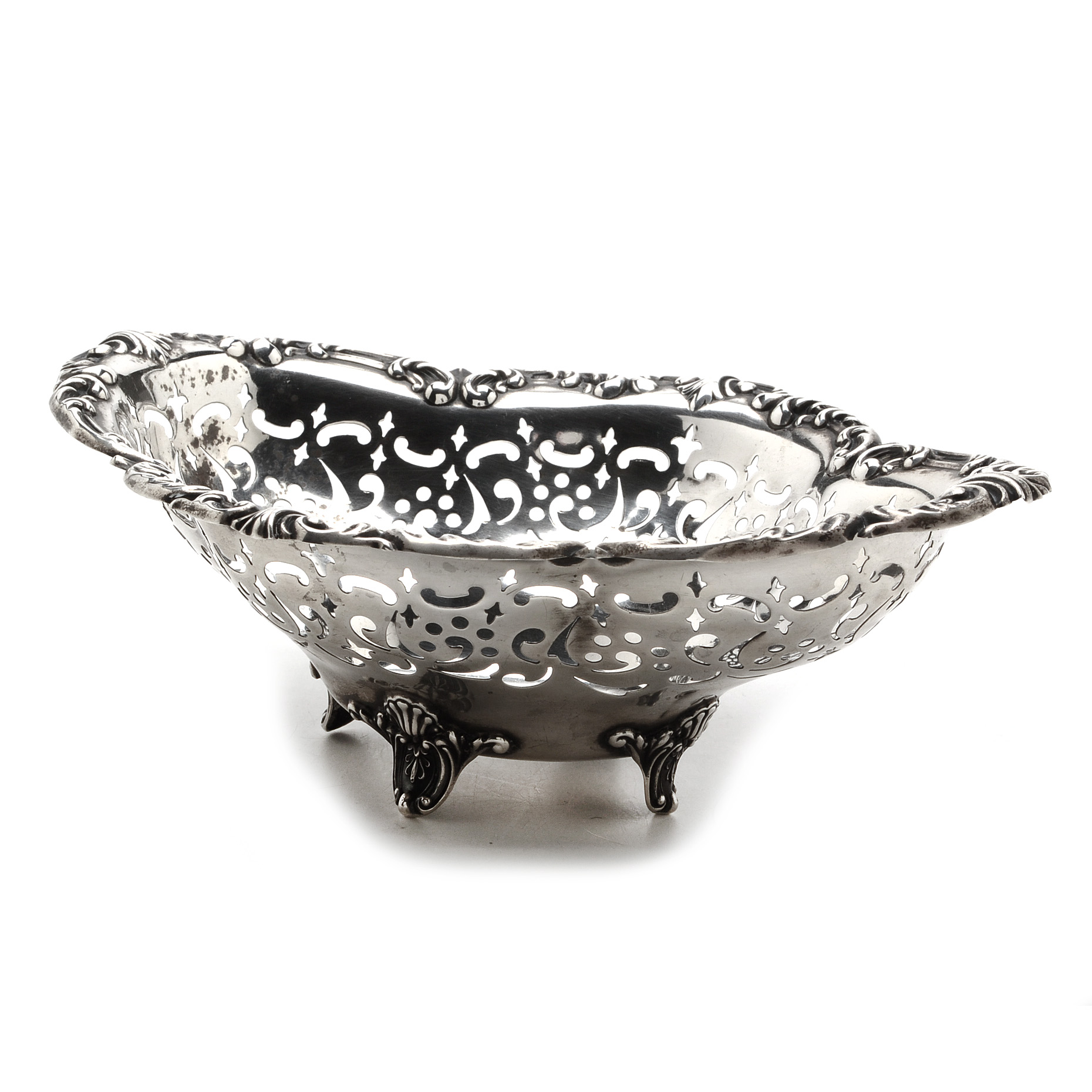 Vintage Sterling Silver Footed Dish By Gorham