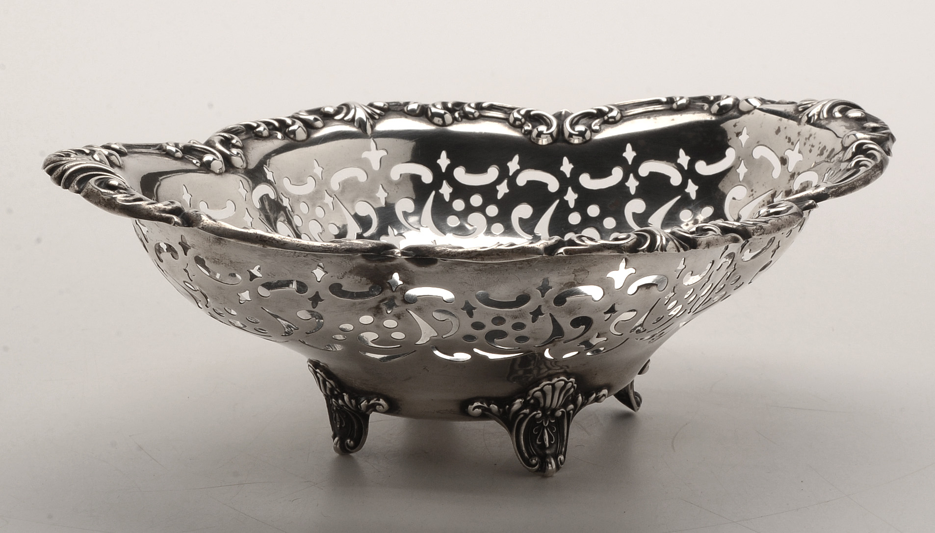 Vintage Sterling Silver Footed Dish By Gorham