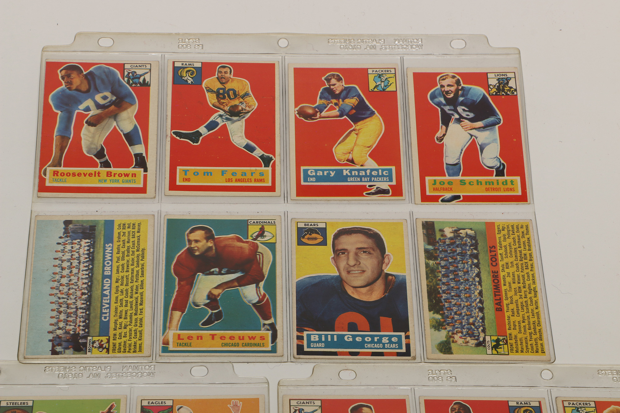 1950s Topps Football Cards
