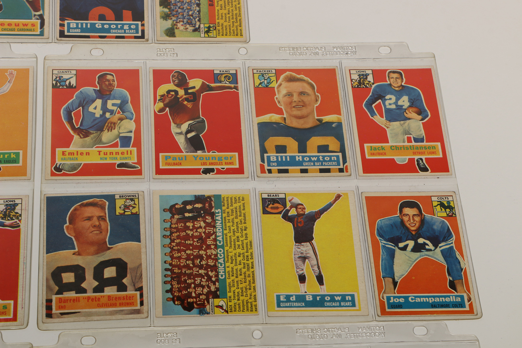 1950s Topps Football Cards