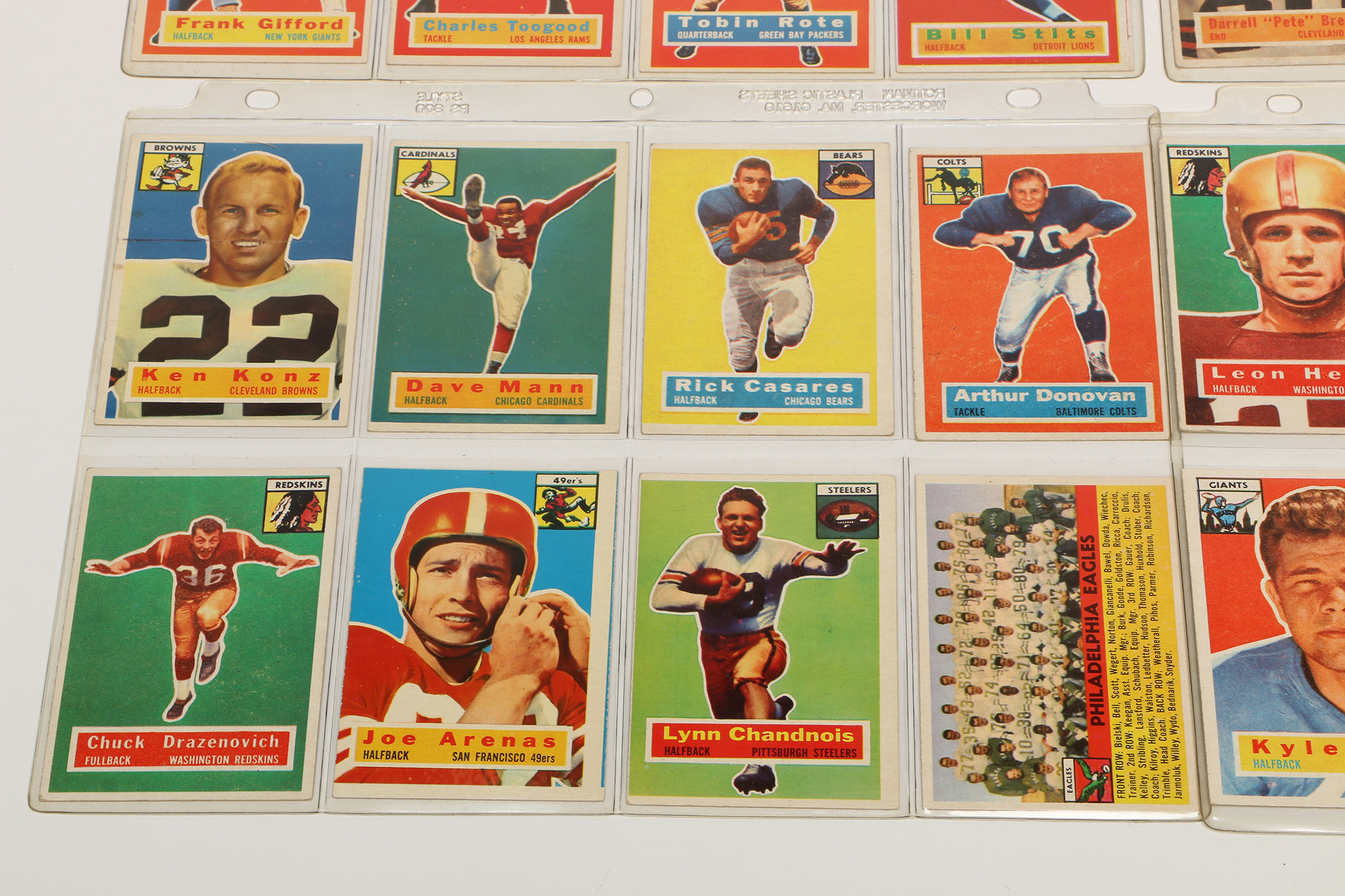 1950s Topps Football Cards