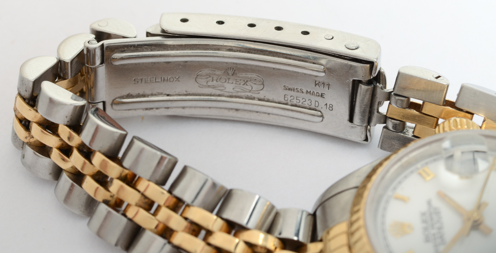 Vintage Rolex Datejust 18K Yellow Gold and Stainless Steel Watch