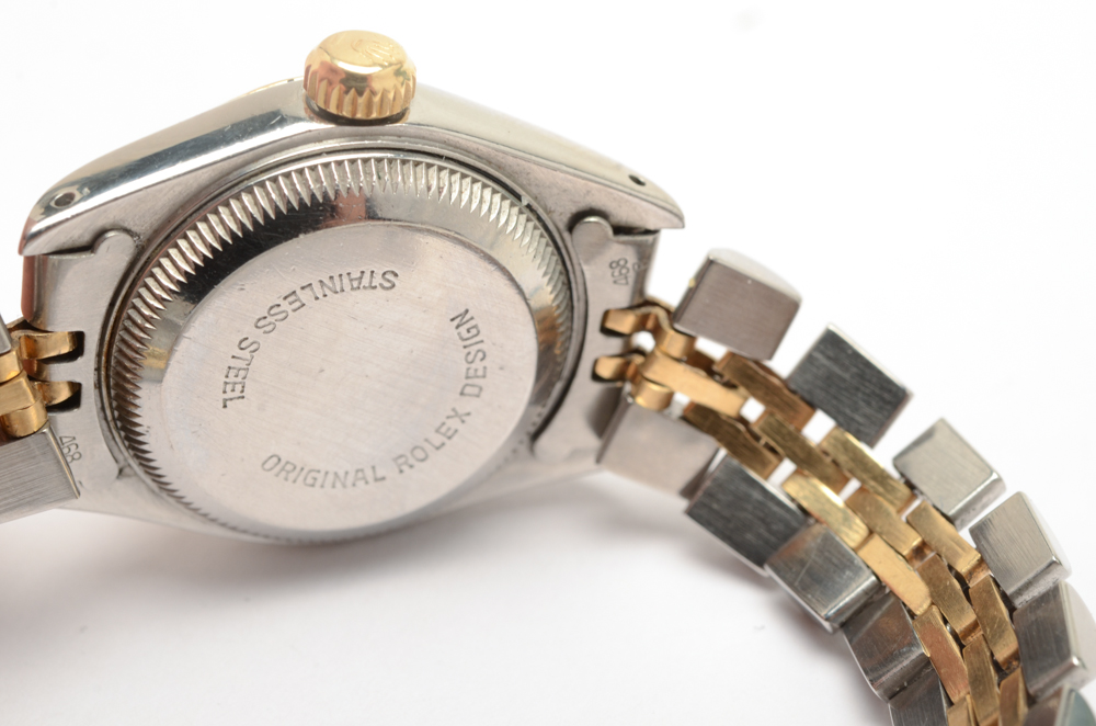 Vintage Rolex Datejust 18K Yellow Gold and Stainless Steel Watch