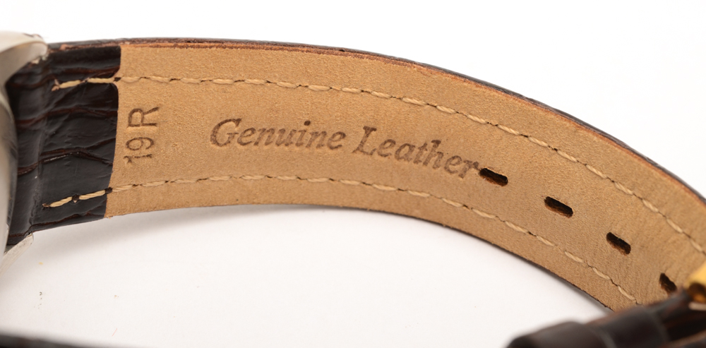 Vintage Rolex Date 18K Yellow Gold Bezel Watch with Box