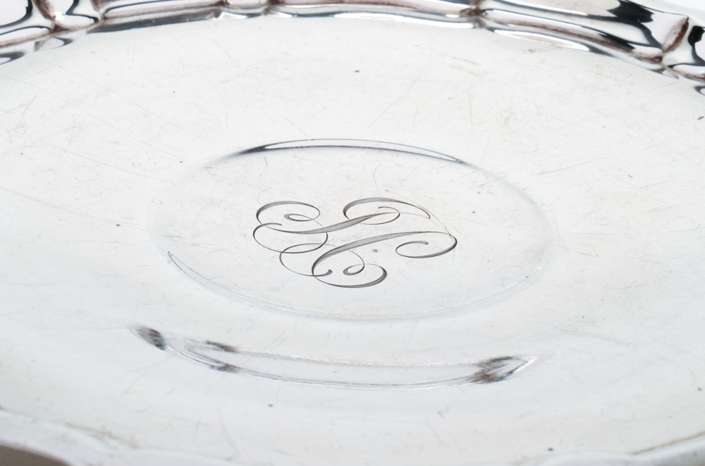 Gorham Sterling Silver Footed Cake Stand