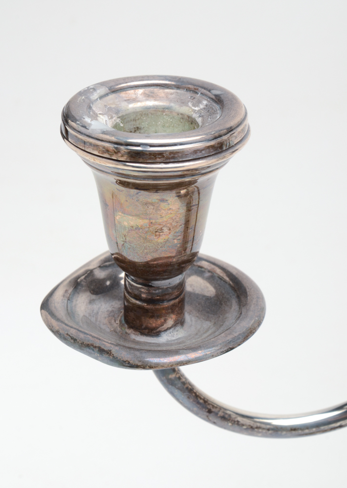 Preisner Weighted Sterling Silver Candelabras