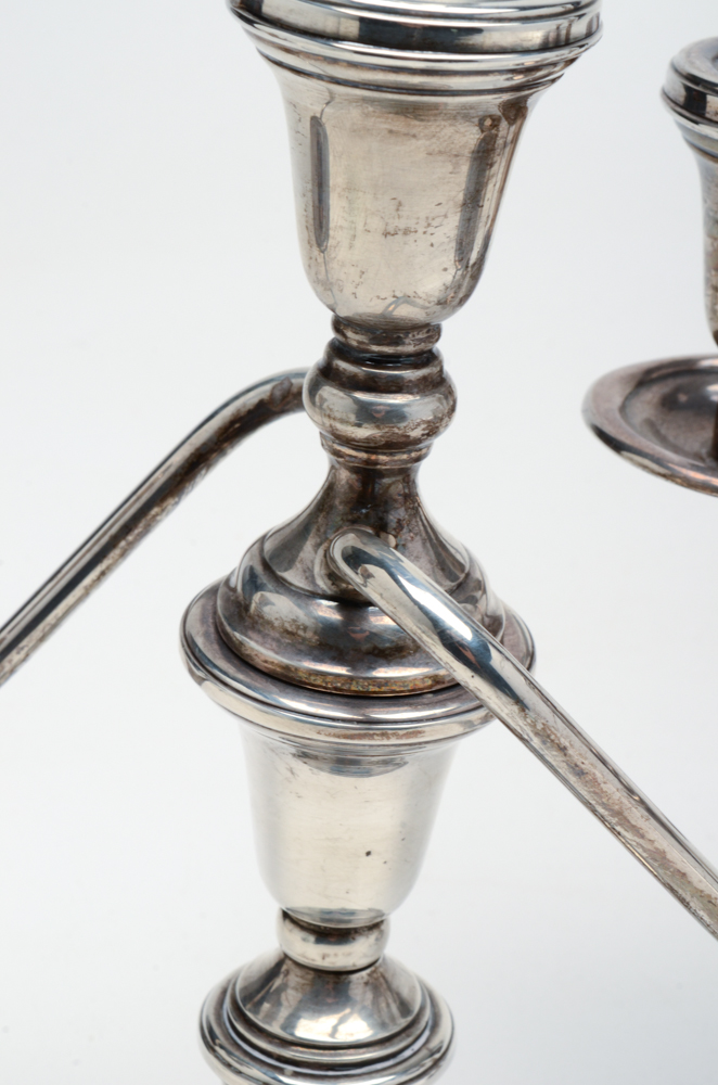 Preisner Weighted Sterling Silver Candelabras