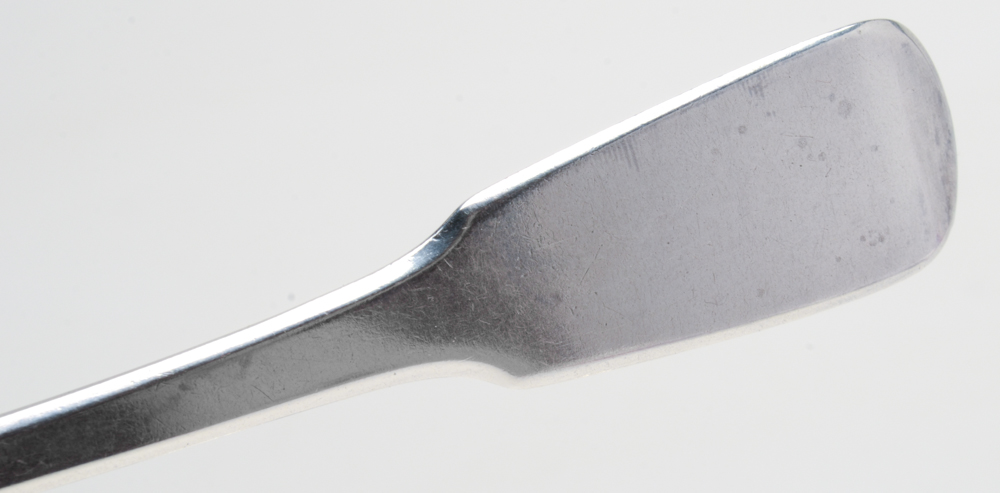 Antique Hallmarked English Sterling Silver Fiddle Handle Spoons