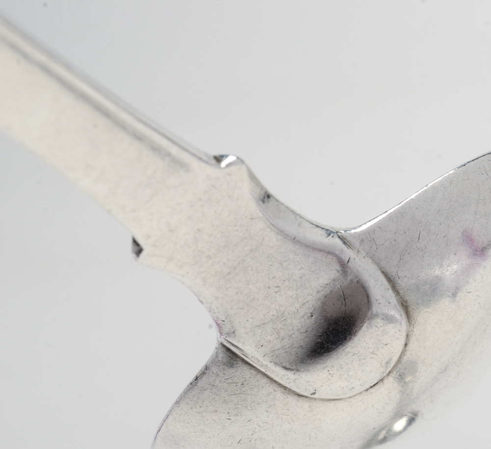 Antique Hallmarked English Sterling Silver Fiddle Handle Spoons