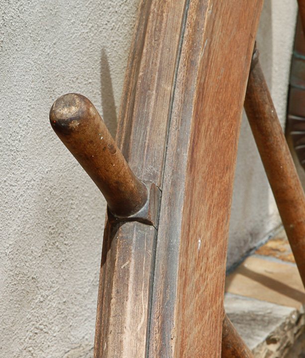 Vintage Ship's Wheel Section