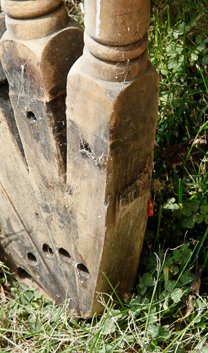 Vintage Ship's Wheel Section