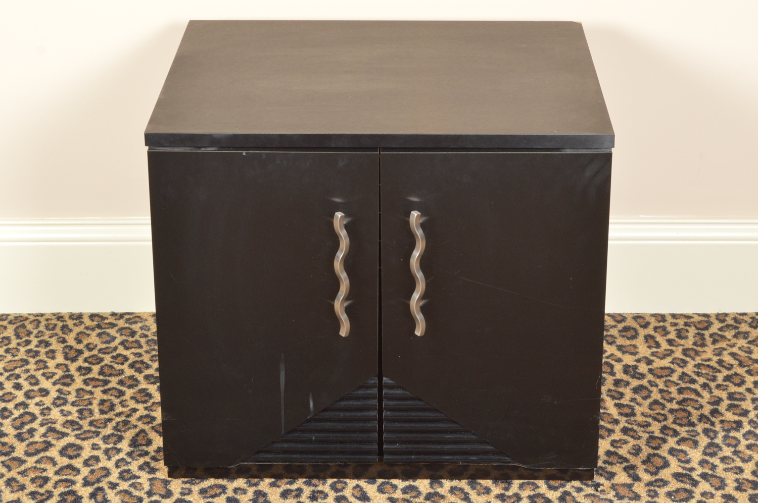 Contemporary King Sized Bed Frame and Cabinets