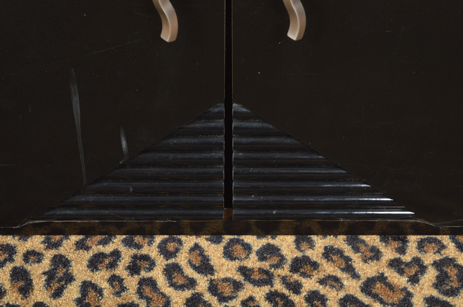 Contemporary King Sized Bed Frame and Cabinets