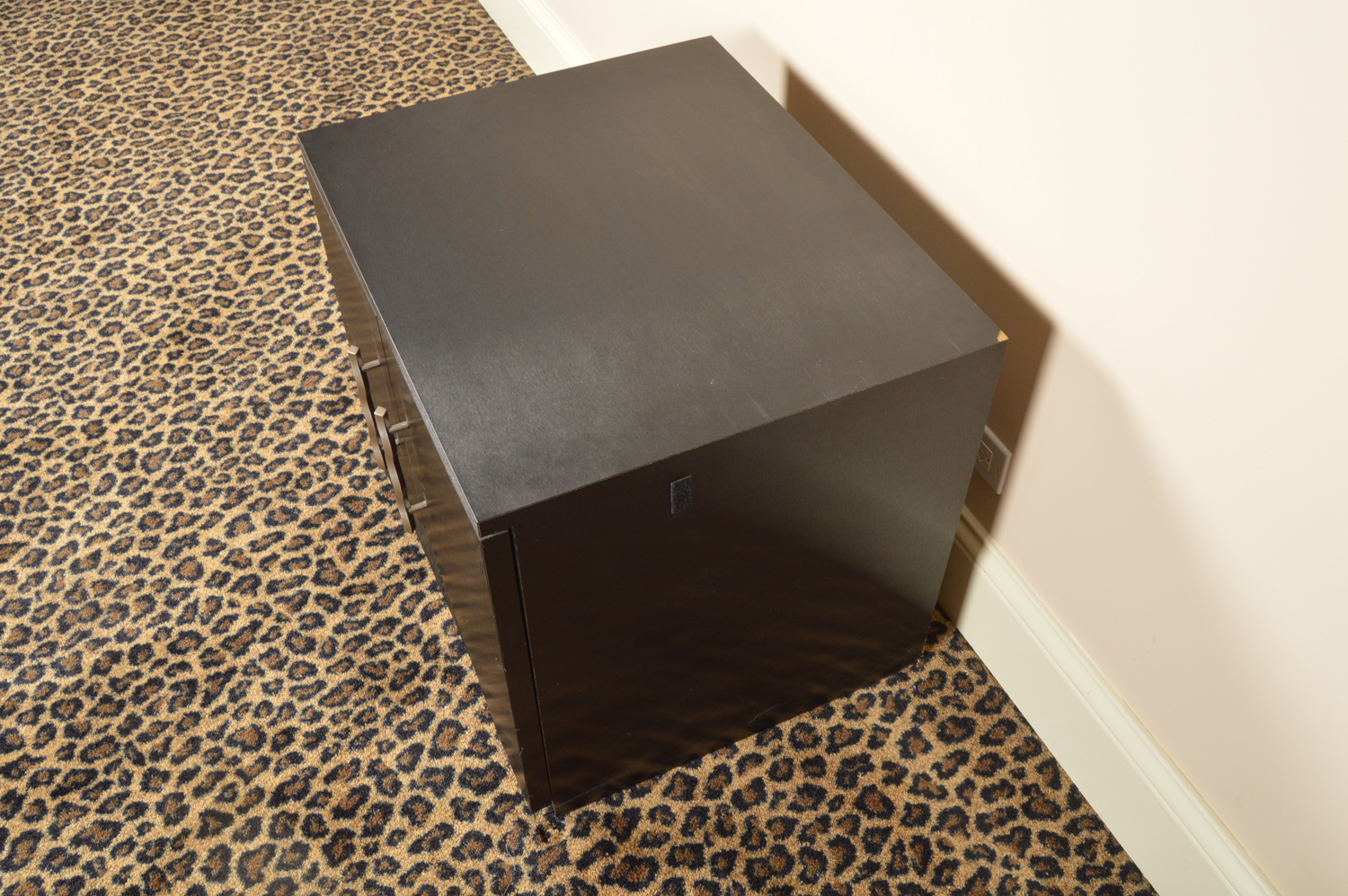 Contemporary King Sized Bed Frame and Cabinets