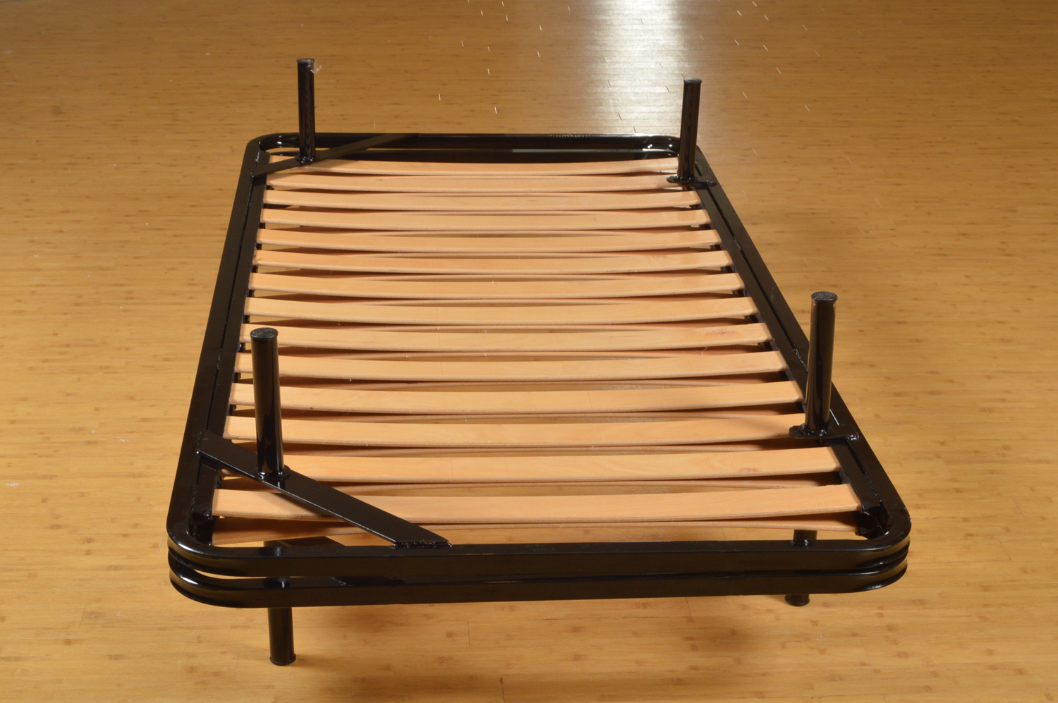 Contemporary King Sized Bed Frame and Cabinets