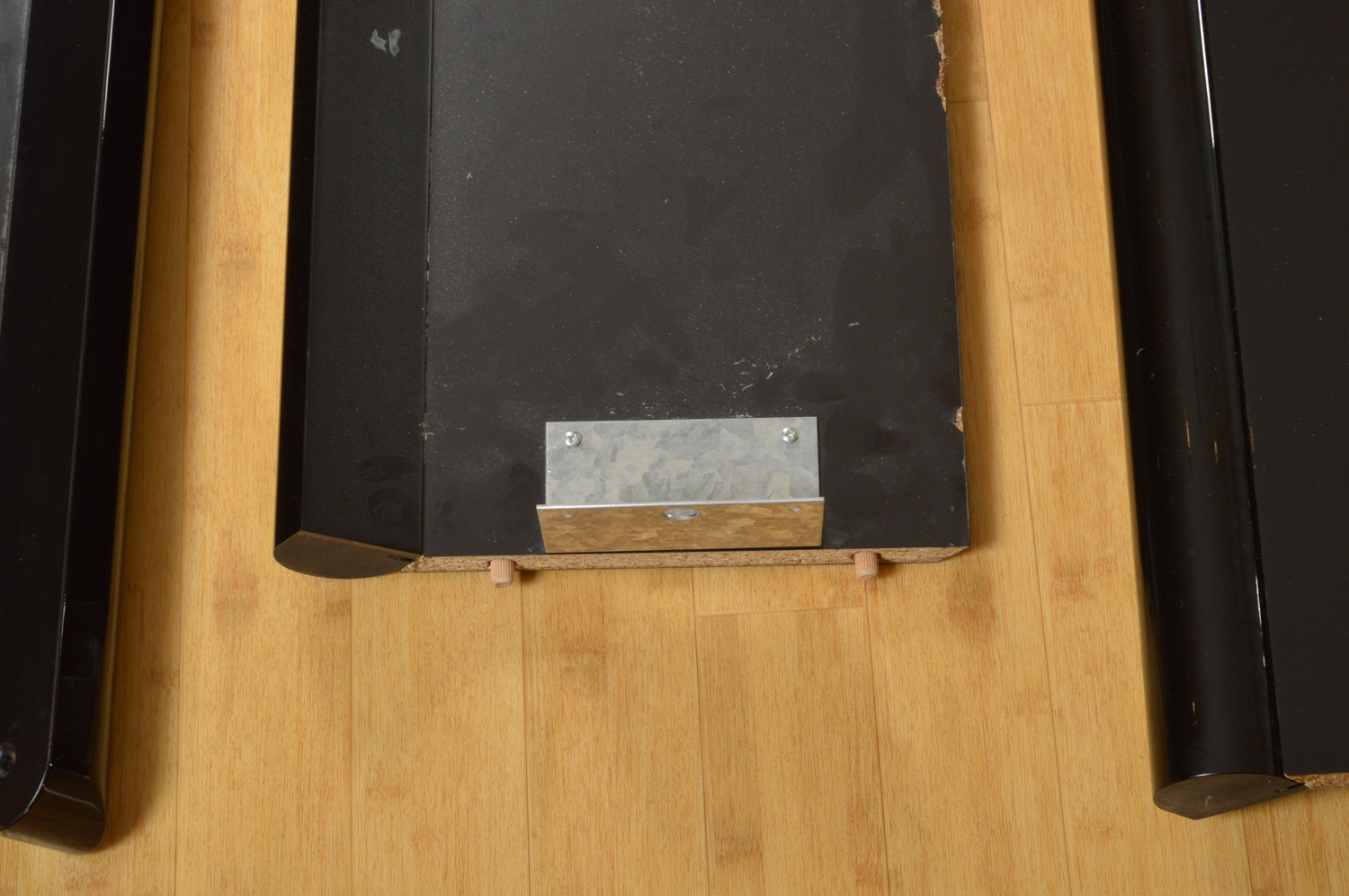 Contemporary King Sized Bed Frame and Cabinets