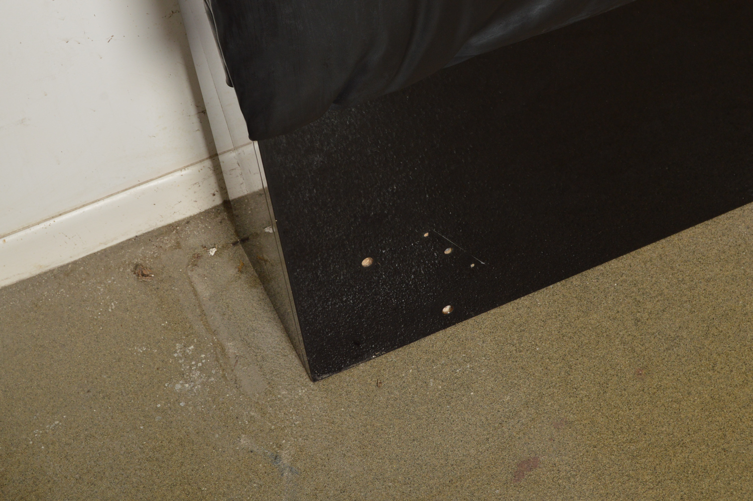 Contemporary King Sized Bed Frame and Cabinets