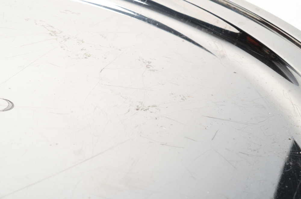 Tiffany & Company Sterling Silver Round Serving Tray