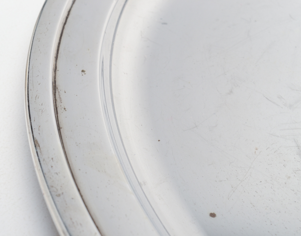 Tiffany & Company Sterling Silver Round Serving Tray