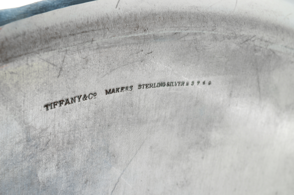 Tiffany & Company Sterling Silver Round Serving Tray