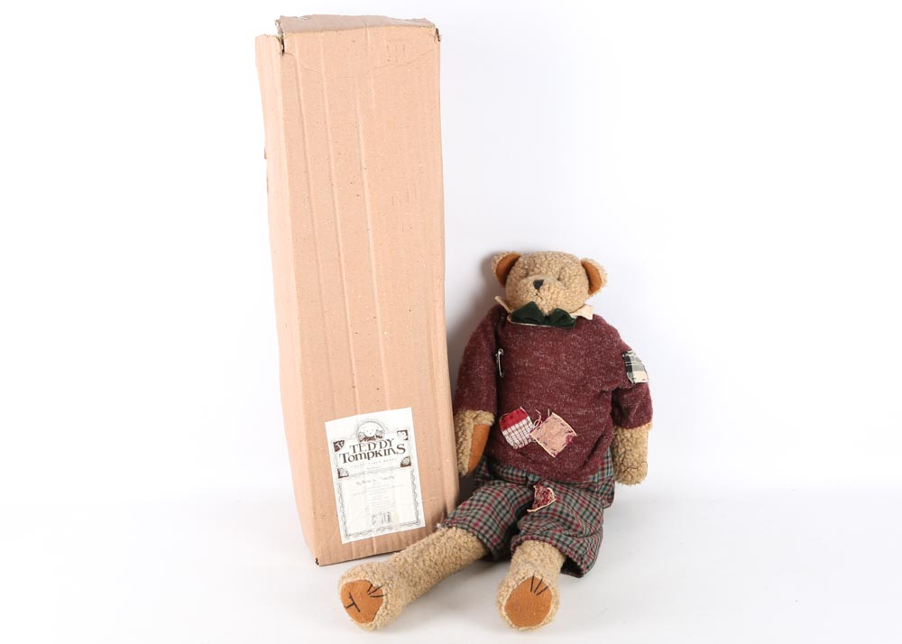 Teddy Tompkins Collectible Bear by Enesco