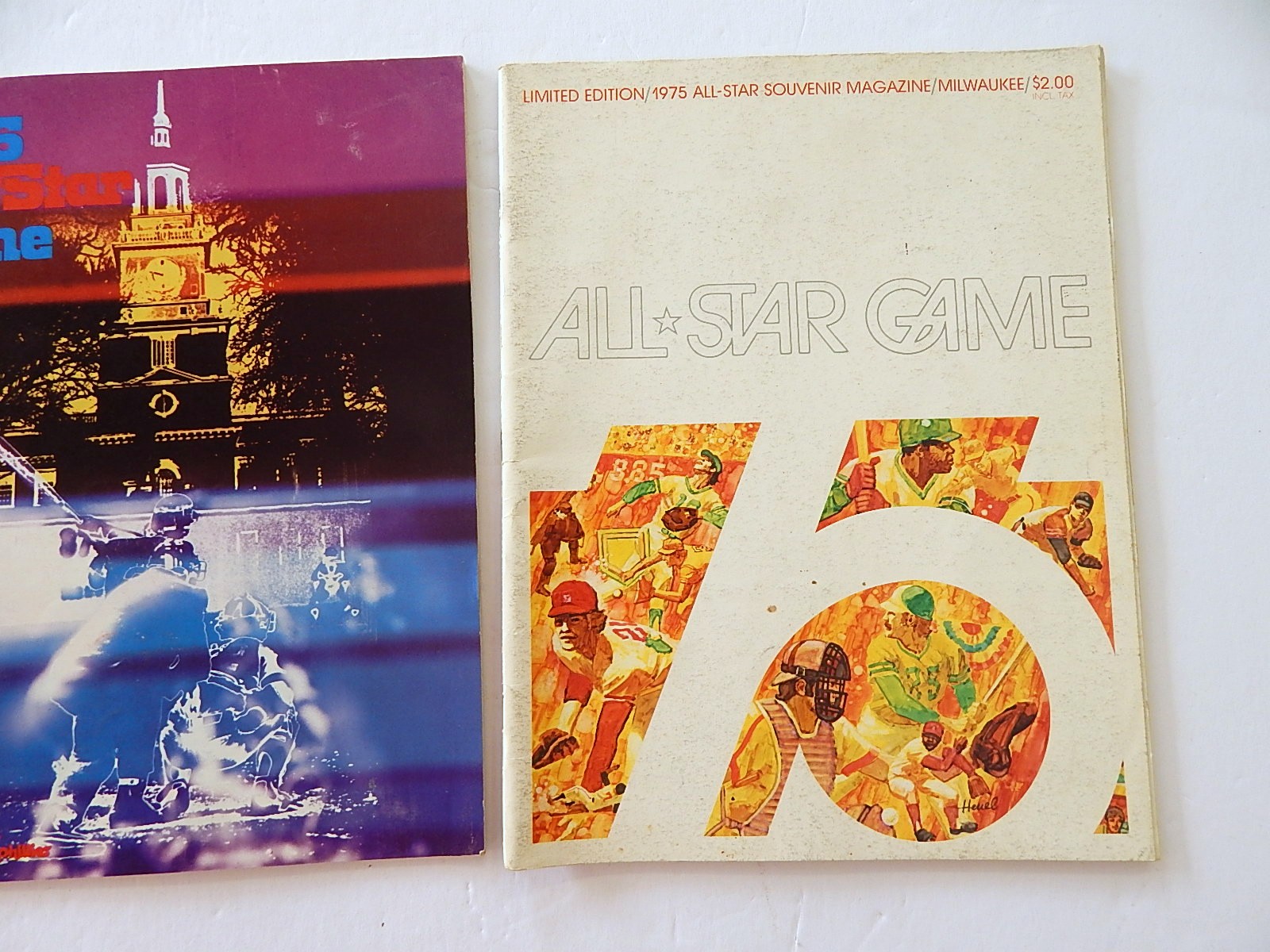 MLB All Star Game and World Series Programs