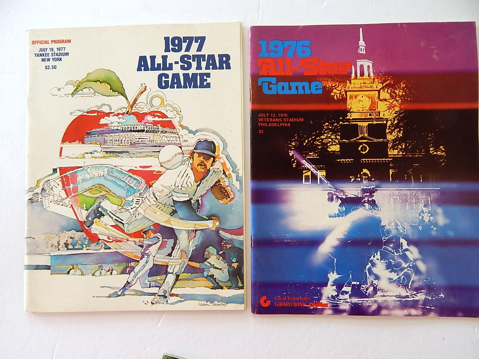 MLB All Star Game and World Series Programs