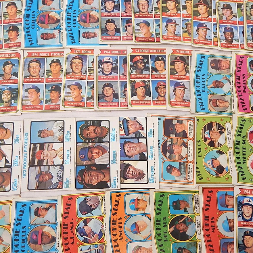 1970s Rookie Baseball Card Collection